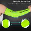 HOPEFORTH 2PCS Padded Elbow Forearm Sleeves Compression Arm Protective Support view 4