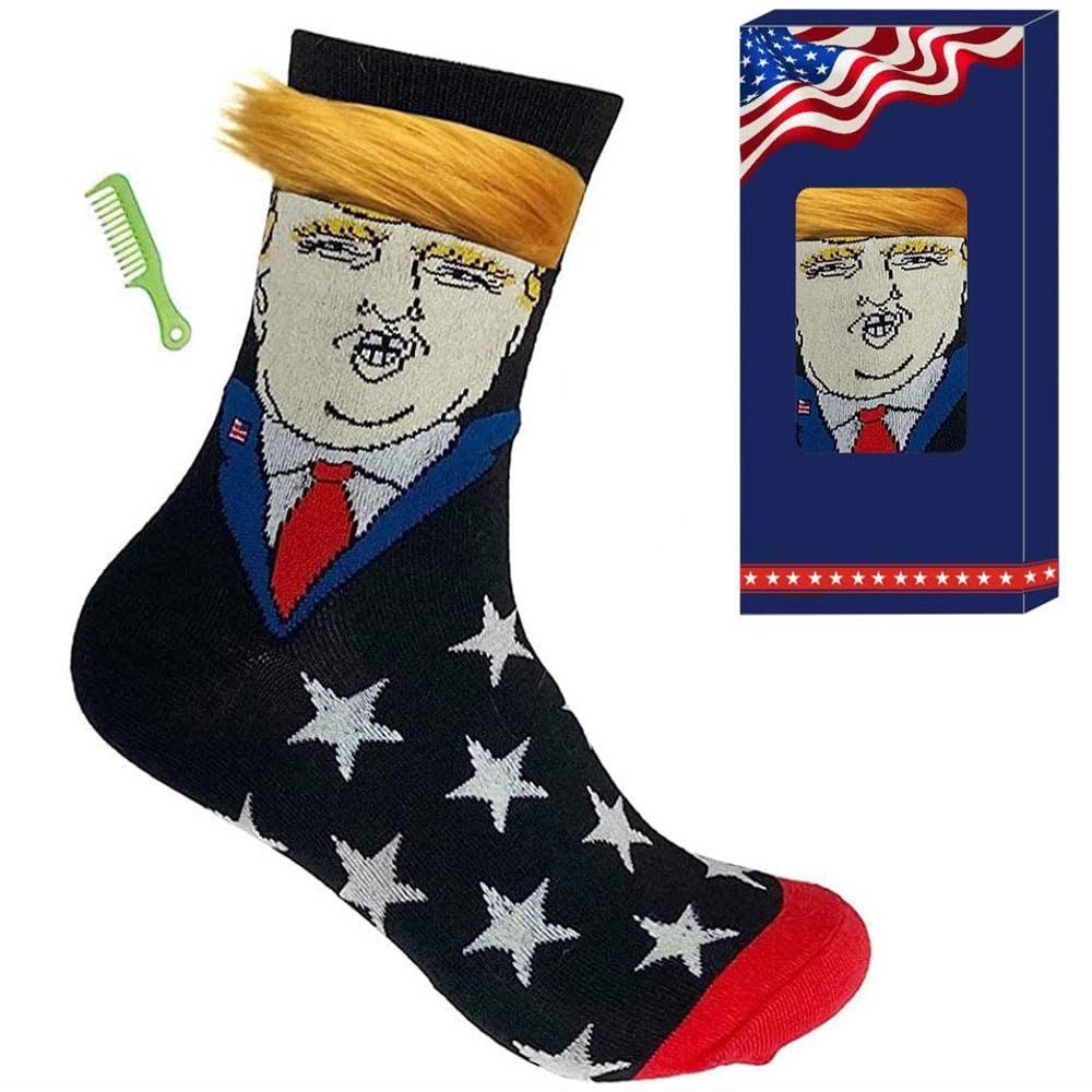 Trump Unisex Funny Gift Socks - Novelty President 2024 MAGA Set (DZ) One Size