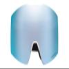 Oakley Fall Line XL Matte White Prizm Sapphire Iridium, Large view 3