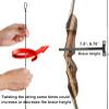 Deerseeker Archery Bow String Replacement with Finger Protector & 2 Nock Points Dacron Bowstring 12, 14, 16 Strands Bow Accessories for Recurve Bow Traditional Longbow 12-AMO 66" view 3
