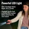 Ergo Stun Gun with Bright LED Black view 4