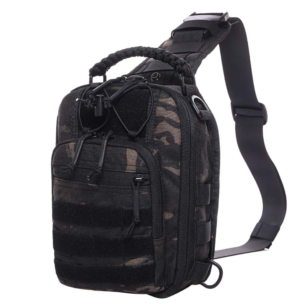 ANTARCTICA Tactical Sling Pack Military Shoulder Bag Molle Assault Range Bag Backpack 1050D