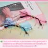 2 Pairs Tassel Clouds Shaped, Rimless Men Women 90s Disco Sunglasses (Light Blue, Pink) view 2