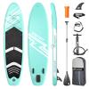 FBSPORT 11' Premium Stand Up Paddle Board, Yoga Board with Durable SUP Accessories & Carry Bag | Wide Stance, Surf Control, Non-Slip Deck, Leash, Paddle and Pump for Youth & Adult view 1