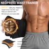 KIWI RATA Neoprene Workout Waist Trainer for Men Sweat Belt with Double Belly Straps, X-shape Steel Bones view 3