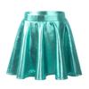 Agoky Kids Girl's Metallic Skater Skort Ballet Dance Athletic Skirt Dancewear Costumes Lake_Green 12 view 1