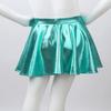 Agoky Kids Girl's Metallic Skater Skort Ballet Dance Athletic Skirt Dancewear Costumes Lake_Green 12 view 3