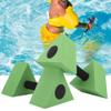 2 Pcs Water Aerobics Equipment,Pool Exercise Water Barbells Swimming Fitness Equipment(Green) view 2