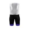 Mens Cycling Bib Shorts/Pants 3D Padded Compression Mesh Bike Bicycle Tights Outdoor Sports (Black Purple, Medium) view 1