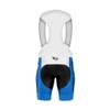 Mens Cycling Bib Shorts/Pants 3D Padded Compression Mesh Bike Bicycle Tights Outdoor Sports (Black Blue, Large) view 3