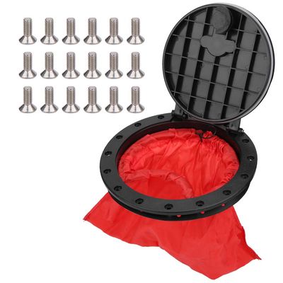 Kayak Hatch Cover, 6in/8in Round Circular Type Lid Kayak Hatch Deck Kayak Sealing Hatch Cover with Storage Bag(8 inch)