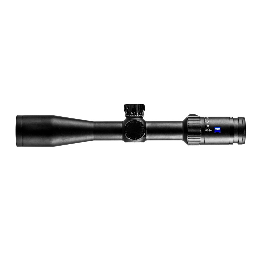 ZEISS Conquest V4 4-16x44 Riflescope with 64 ZMOA-T30 Illuminated Reticle with External Locking Windage and External Elevation Turret with Ballistic Stop - .25 MOA, Black