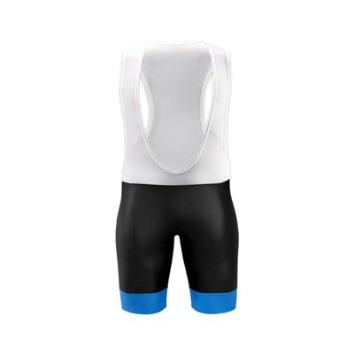 Mens Cycling Bib Shorts/Pants 3D Padded Compression Mesh Bike Bicycle Tights Outdoor Sports (Black Blue, XX-Large)