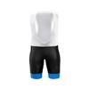 Mens Cycling Bib Shorts/Pants 3D Padded Compression Mesh Bike Bicycle Tights Outdoor Sports (Black Blue, Medium) view 1
