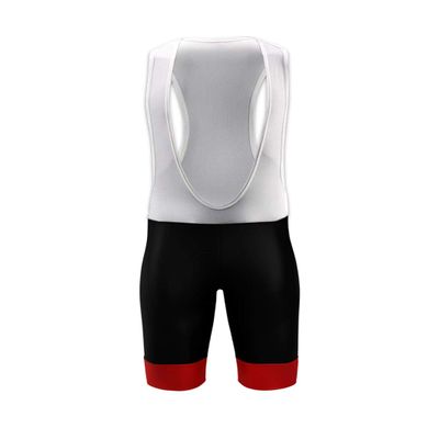 Mens Cycling Bib Shorts/Pants 3D Padded Compression Mesh Bike Bicycle Tights Outdoor Sports (Black Red, Small)