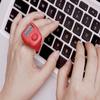 Arvakr Rechargeable Silent Finger Counter 6 Channels Digital Tasbih Tally Clicker with LED for Prayer Knitting Sports Gift White view 3