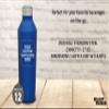 DISCOUNT PROMOS Custom Stainless Steel Water Bottles 17 oz. Set of 12, Personalized Bulk Pack - Double Wall, Perfect for Coffee, Soda, Other Hot & Cold Beverages - Blue view 4