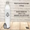 DISCOUNT PROMOS Custom Stainless Steel Water Bottles 17 oz. Set of 12, Personalized Bulk Pack - Double Wall, Perfect for Coffee, Soda, Other Hot & Cold Beverages - White view 4
