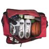 55 Liter, 24 Inch Lightweight Canvas Duffle Bags for Men & Women For Traveling, the Gym, and as Sports Equipment Bag/Organizer (Red 1) view 3