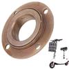 Electric Scooter Wheel, Durable Metal Four-Hole Toothless Flywheel Replacement Wheel with Smooth Ride for Commuters, Students, Urban Riders view 4