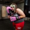 TITLE Boxing Gel Glory Super Bag Gloves 2.0, Hot Pink/Black, 16 oz view 2