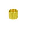 DB TAC INC Aluminum 6061 T6 1/2 x 28 Thread Protector Aluminum 6061 T6 Gold Color 1/2-28 Thread view 2