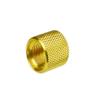 DB TAC INC Aluminum 6061 T6 1/2 x 28 Thread Protector Aluminum 6061 T6 Gold Color 1/2-28 Thread view 3