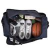 55 Liter, 24 Inch Lightweight Canvas Duffle Bags for Men & Women For Traveling, the Gym, and as Sports Equipment Bag/Organizer (Navy) view 3