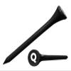 Clip Wipes Logo Golf Tees  2  (300/Pack)  Custom TEECUP Imprint - Personalized Monogram Initial Letters (A-Z) (BLK-WHT-Q) view 1