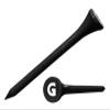 Clip Wipes Logo Golf Tees  2  (300/Pack)  Custom TEECUP Imprint - Personalized Monogram Initial Letters (A-Z) (BLK-WHT-G) view 1