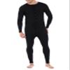 Fruit of The Loom Men's Premium Thermal Union Suit, Black, Medium view 1