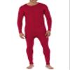 Fruit of The Loom Men's Premium Thermal Union Suit, Red, Large view 1