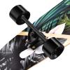 seething 42 Inch Longboard Skateboard Complete Cruiser,The Original Artisan Maple Skateboard Cruiser for Cruising, Carving, Free-Style and DownhillJungle view 4