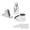 ViaGasaFamido 16Pcs Bimini Top Hinge Rail Mount Boat 3-Bow Bimini Top Cover Cap Stainless Steel Boat Fittings Hardware Hinge Mount Jaw Slide Bimini Top Eye End Kit 25mm/1in view 3