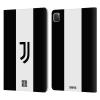 Head Case Designs Officially Licensed Custom Customized Personalized Juventus Football Club Bold Stripe Graphics Leather Wallet Case Compatible with Apple iPad Pro 11 2020/2021 / 2022 view 1
