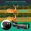 Gosky HD Spotting Scope 20-60x80mm with Tripod and Smartphone Adapter, BAK 4 Prism Spotter Scopes for Bird Watching Target Shooting Hunting Wildlife Scenery Moon Watching Hiking view 4