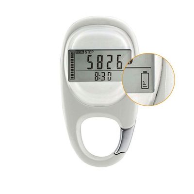 BESPORTBLE Portable Pedometer 3D Digital Pedometer with Clip Simple Walking Step Counter for Men Women Kids Track Steps and Miles/Km Calories Burned Random Color