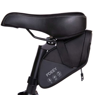 PDEEY Bike Saddle Bag, Bicycle Under Seat Pouch, Cycling Wedge Pack for Mountain Road, Cycling Accessories Storage Velcro Pack Waterproof Durable Pouch for Mountain, Beach or Road Bikes
