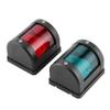 Navigation Signal Light,Pair of IP66 Signal Lamp Red Green LED Navigation Warning Light Replacement for Marine Boat Yacht 12V view 2