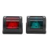 Navigation Signal Light,Pair of IP66 Signal Lamp Red Green LED Navigation Warning Light Replacement for Marine Boat Yacht 12V view 3