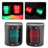 Navigation Signal Light,Pair of IP66 Signal Lamp Red Green LED Navigation Warning Light Replacement for Marine Boat Yacht 12V view 4