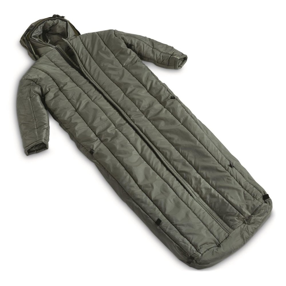 Guide Gear Sportsmans Sleeping Bag with Arms for Adults Cold Weather, Hunting, Camping, Hiking Accessories Green