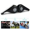 Taekwondo Kick Pad Target PU Leather Double-Sided Training Pad 15.4x7.7in for Karate Kickboxing Martial Arts Practice with Wrist Strap view 2