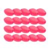 JEZERO Deep Water Fishing Floats: Great for Trail Markers, Dock Floats, Swim Buoy, Kayak Anchor Kit, Pool Buoy, Crabbing & Boats | Red, 6" x 3", 20-Pack view 1