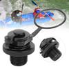 Alomejor 5Pcs Inflatable Boat Air Valve Cover PVC Air Gas Valve Cover Replacement for Boat Dinghy Kayak Canoe(Black) view 3