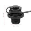 Alomejor 5Pcs Inflatable Boat Air Valve Cover PVC Air Gas Valve Cover Replacement for Boat Dinghy Kayak Canoe(Black) view 4