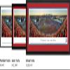 Arizona Football, Stripe the Stadium - 44x18-inch Panoramic Deluxe Framed Picture with Mat view 2