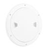 9.84In White Circular Non Slip Inspection Hatch W/Detachable Cover Anti Boat Deck Plate Replacement Tempress Boat Hatch view 2