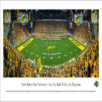Blakeway Worldwide Panoramas, Inc. North Dakota State Football - 40x13.5-inch Panoramic Poster