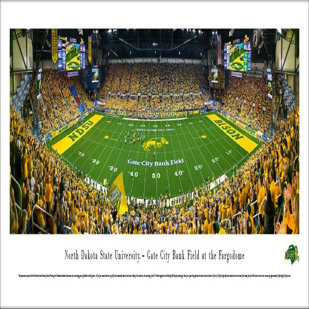 Blakeway Worldwide Panoramas, Inc. North Dakota State Football - 40x13.5-inch Panoramic Poster